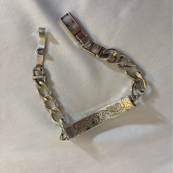 Brighton Friends Embellished Silver Tone Chain Bracelet - Picture 4 of 11